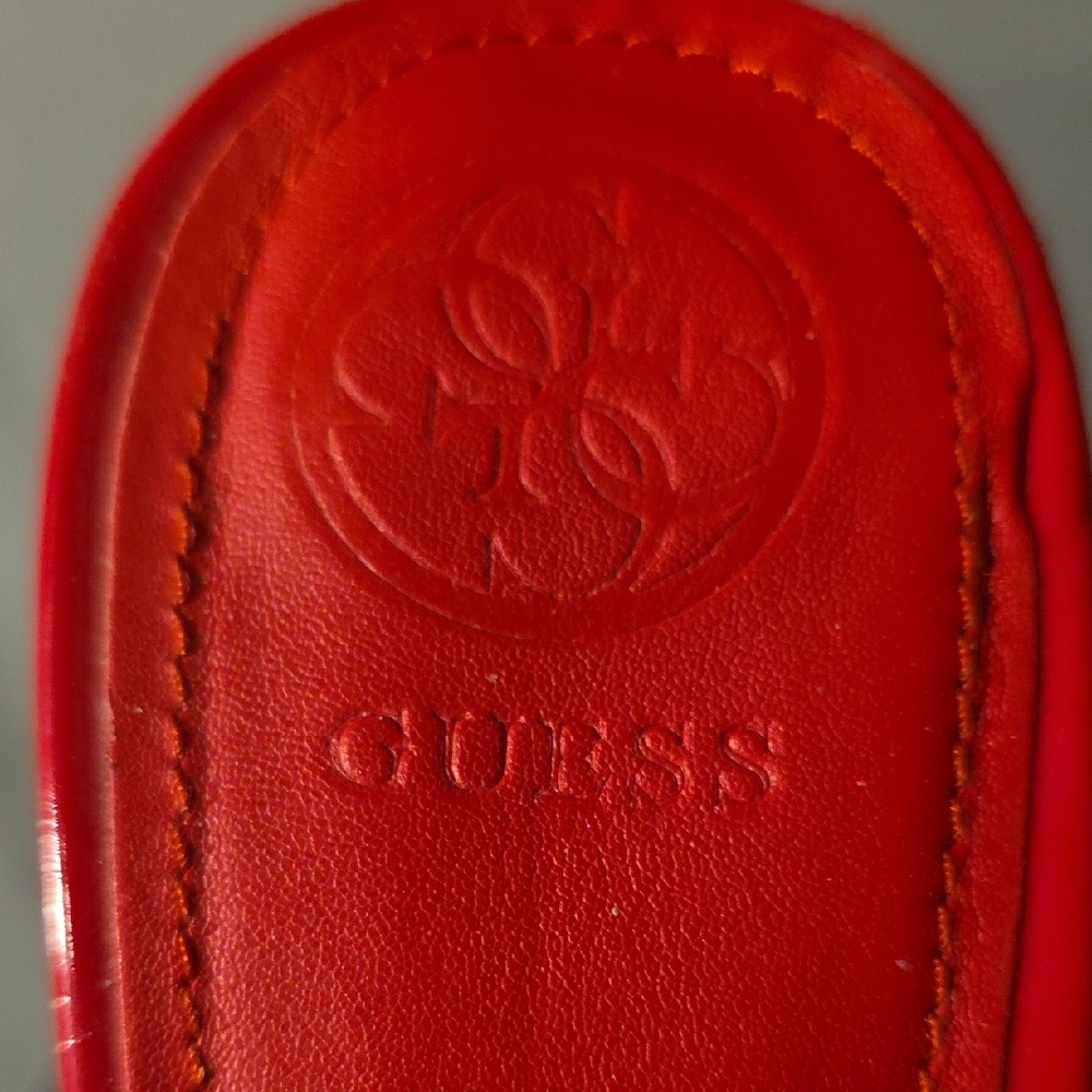 Guess Red Patent Leather Heels - Picture 2 of 8